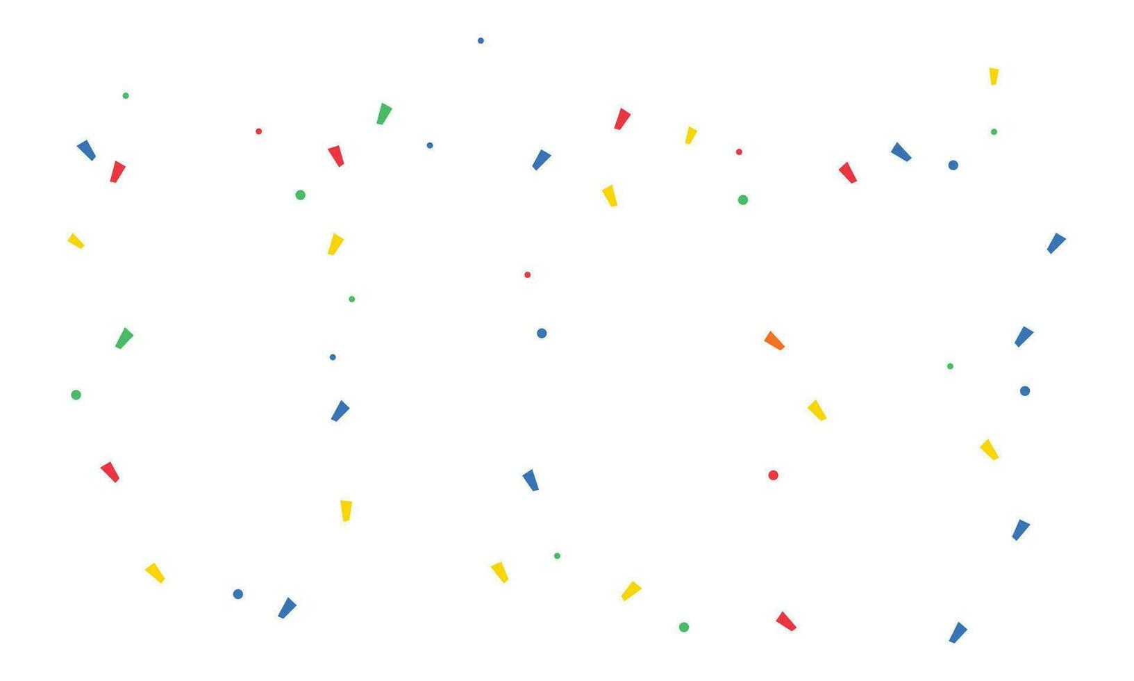vektor färgrik konfetti bakgrund i platt stil