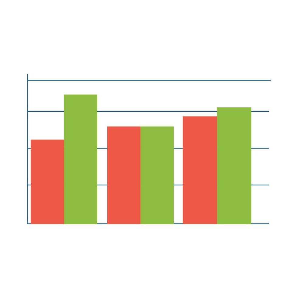 vektor illustration av data analys Graf