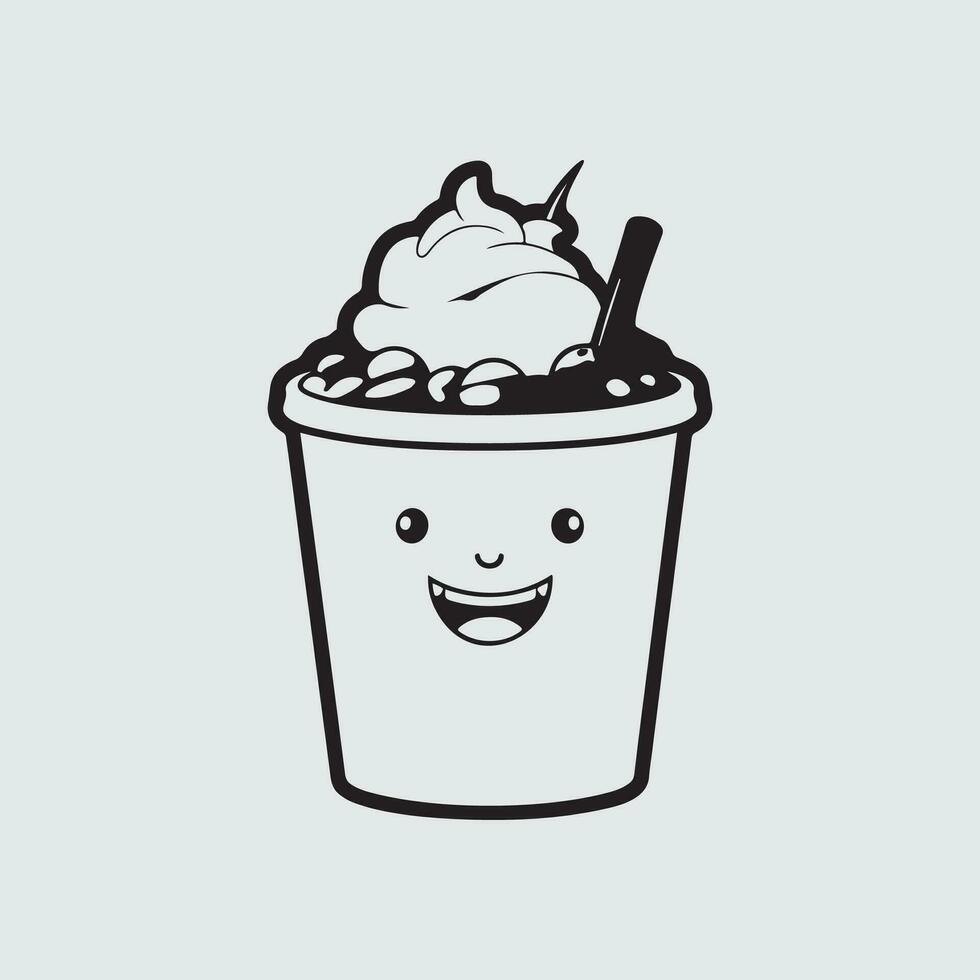 yoghurt vektor bilder, illustration