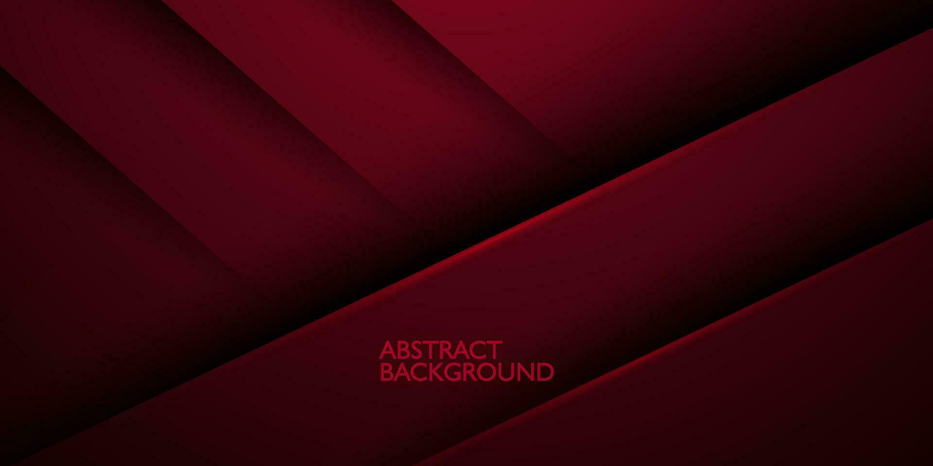 abstrakt einfach dunkel rot Gradient Illustration Hintergrund mit 3d aussehen Überlappung Platz mit Schatten Muster. cool Design und Luxus. eps10 Vektor