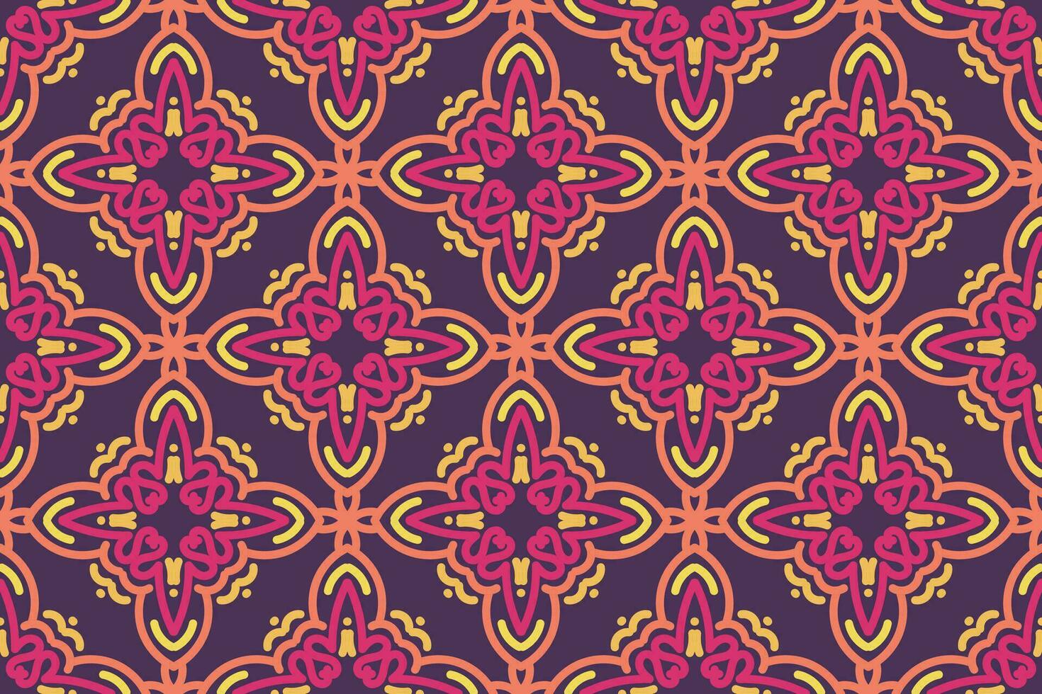 Zier nahtlos Muster Ornamente im traditionell arabisch, marokkanisch, Türkisch Stil. Jahrgang abstrakt Blumen- Hintergrund Textur. modern minimal Etiketten. Prämie Design vektor