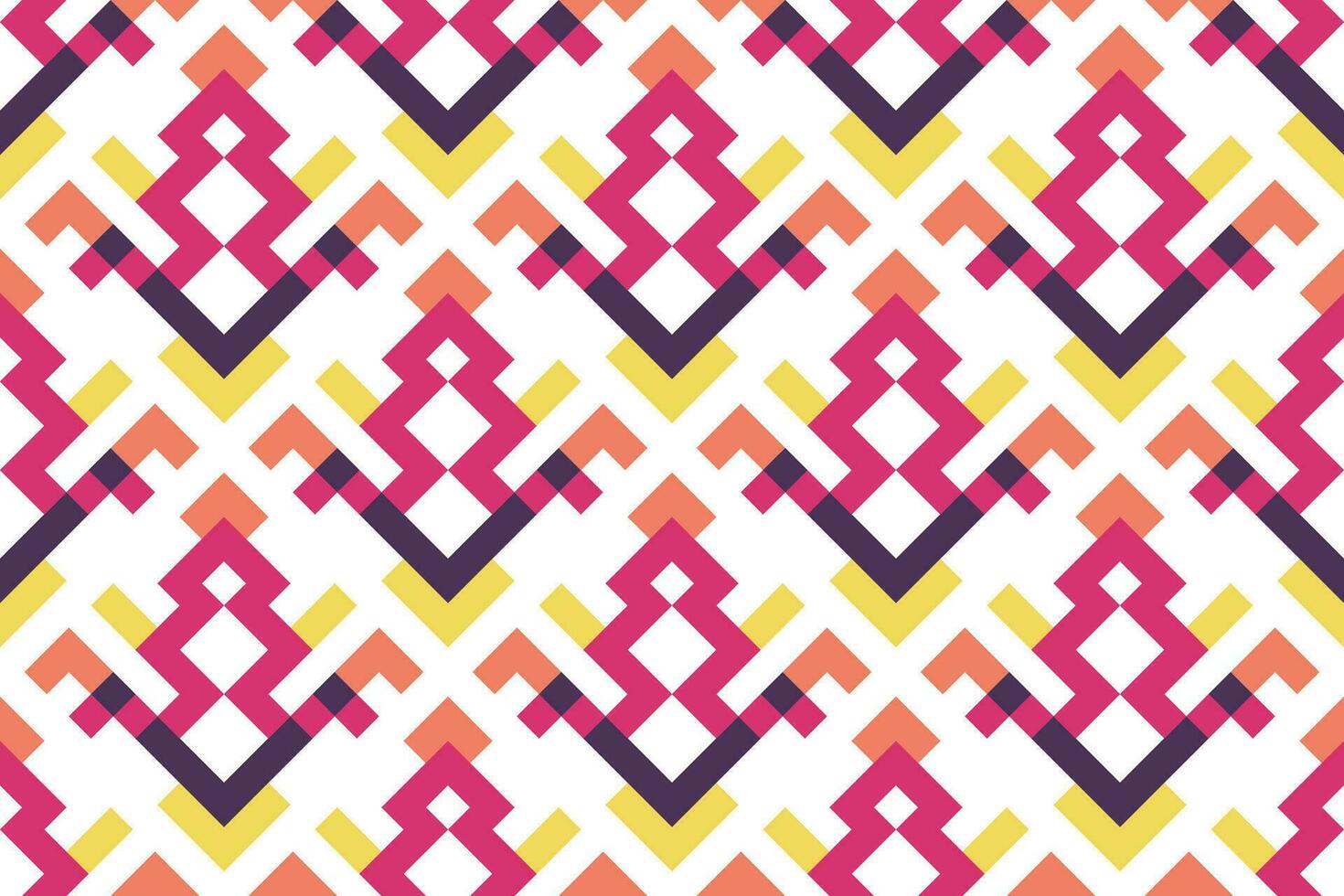 geometrisk sömlös mönster. abstrakt grafisk bakgrund med rutor, rader, rutnät. enkel geo textur. etnisk stil prydnad. upprepa årgång design för dekor, skriva ut vektor