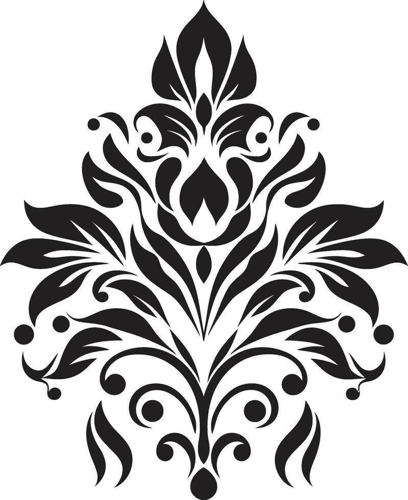 traditionell frodas dekorativ etnisk blommig logotyp etnisk blomma blommig vektor emblem design