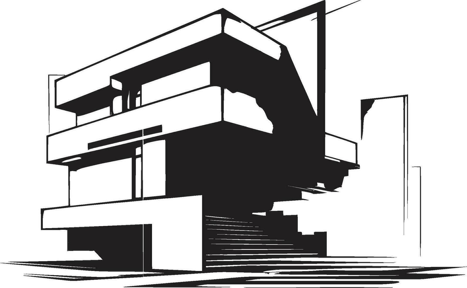 Zuhause Struktur Symbol die Architektur Design Vektor Emblem architektonisch Innovation Haus Idee Vektor Emblem
