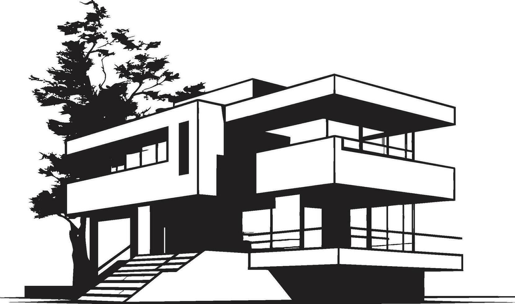 nobel Leben Kamm modern Haus Design Vektor Symbol schick Lebensraum Vision stilvoll Haus Design Vektor Emblem