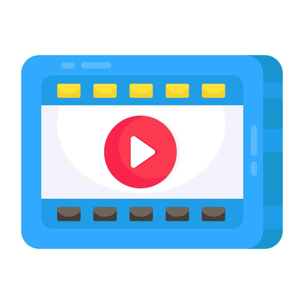 Premium-Download-Symbol für Online-Videos vektor