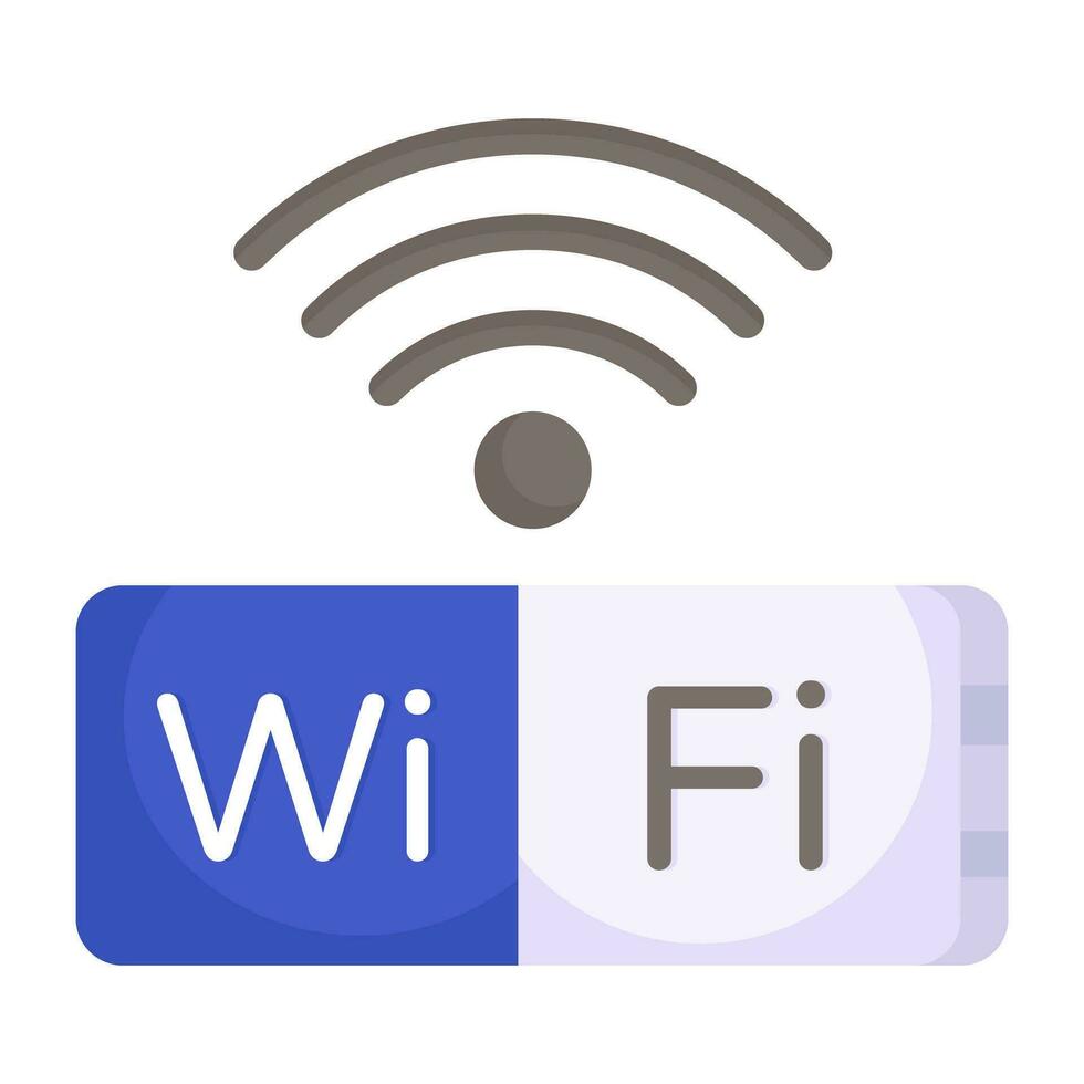 premie ladda ner ikon av wiFi signal vektor