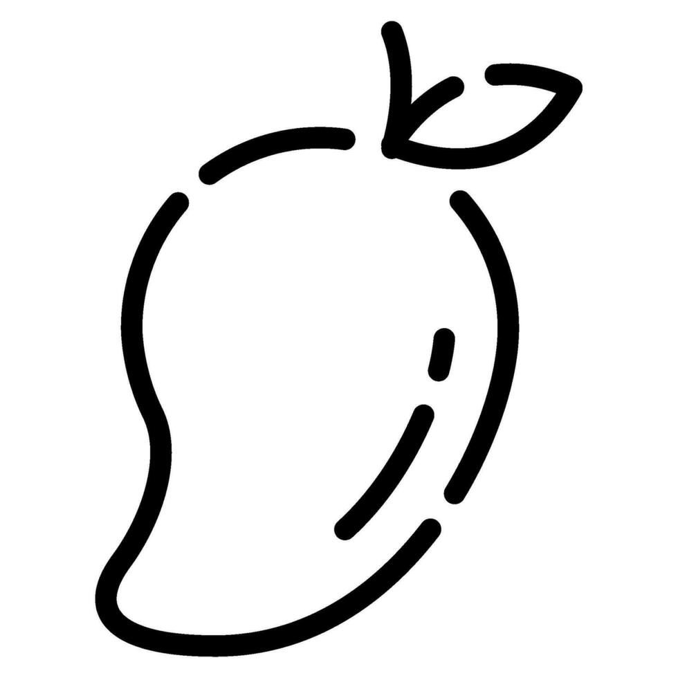 mango ikon illustration för webb, app, infografik, etc vektor