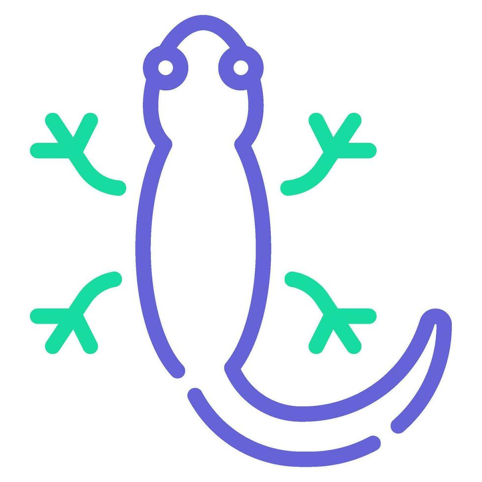gecko ikon illustration för webb, app, infografik, etc vektor