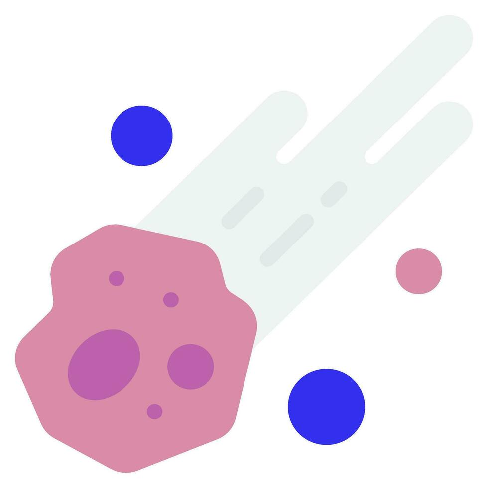 meteor ikon illustration för webb, app, infografik, etc vektor