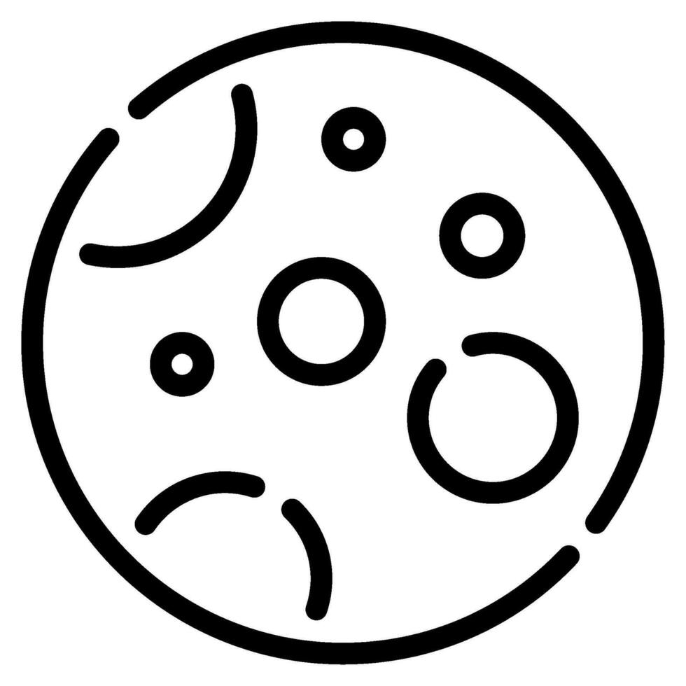 Mond Symbol Illustration zum Netz, Anwendung, Infografik, usw vektor