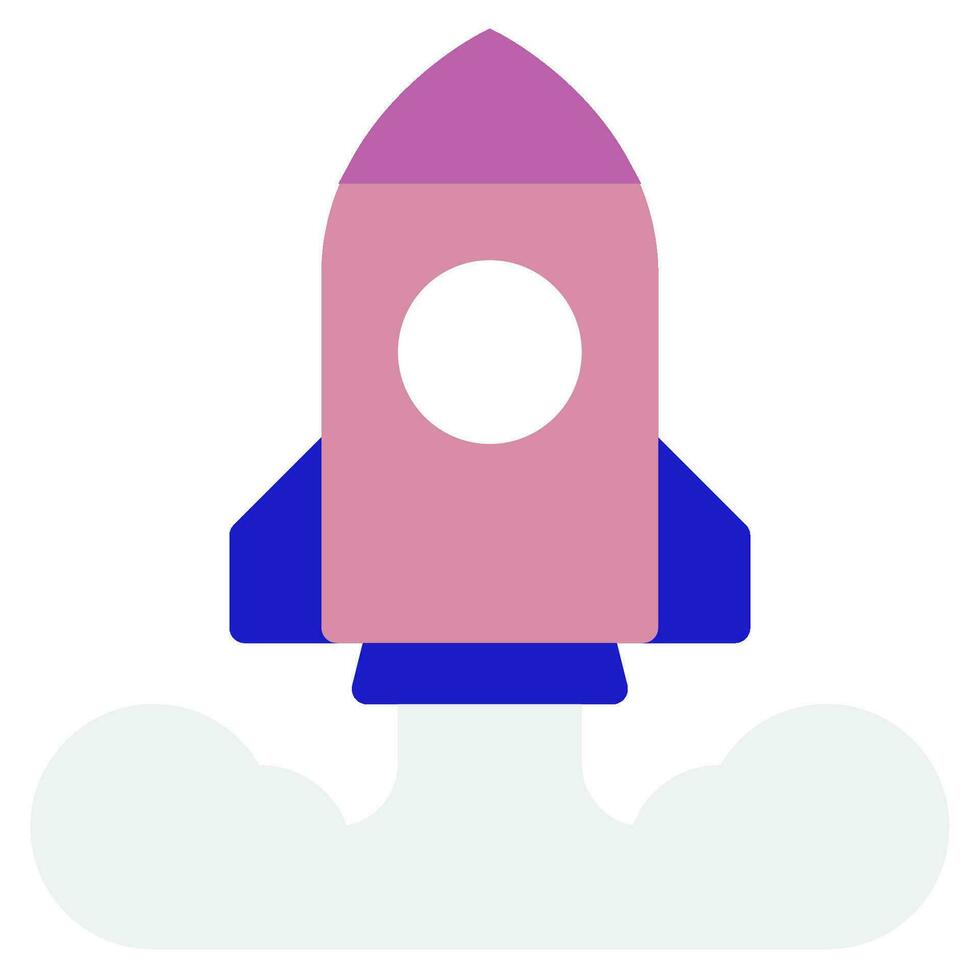 Rakete Symbol Illustration zum Netz, Anwendung, Infografik, usw vektor