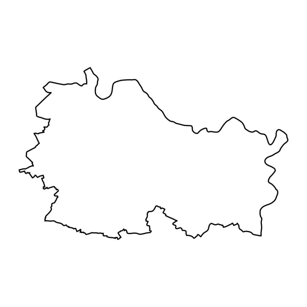 echternach kanton Karta, administrativ division av luxembourg. vektor illustration.