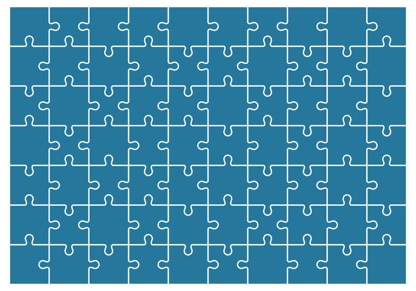 Puzzles Rätsel einfach Muster, klassisch Rätsel Spiel Element oder Mosaik Teil Verbindung. Vektor Illustration.