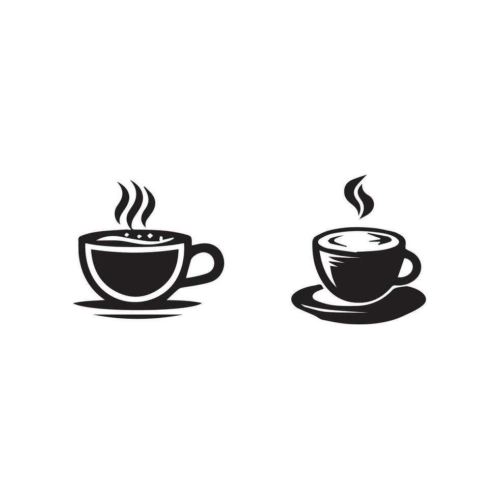 heiß Kaffee Tasse Vektor Symbol Illustration. kostenlos Vektor