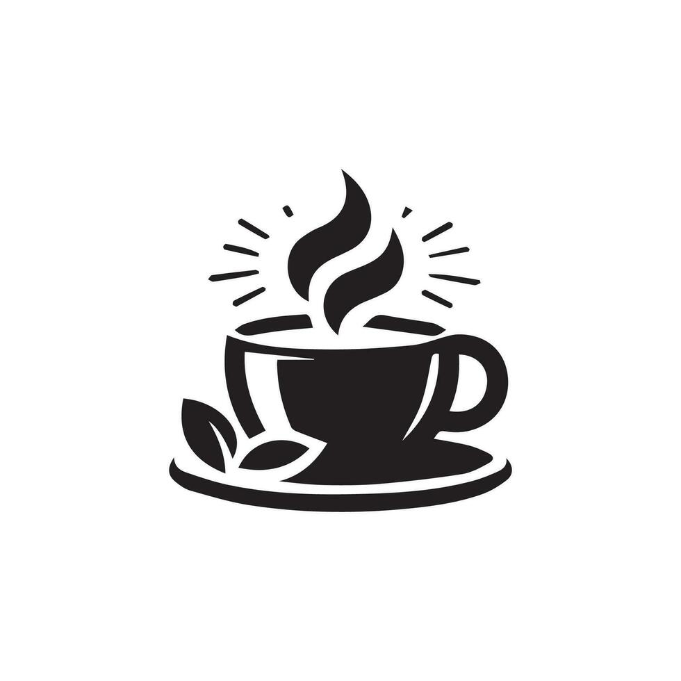 heiß Kaffee Tasse Vektor Symbol Illustration. kostenlos Vektor