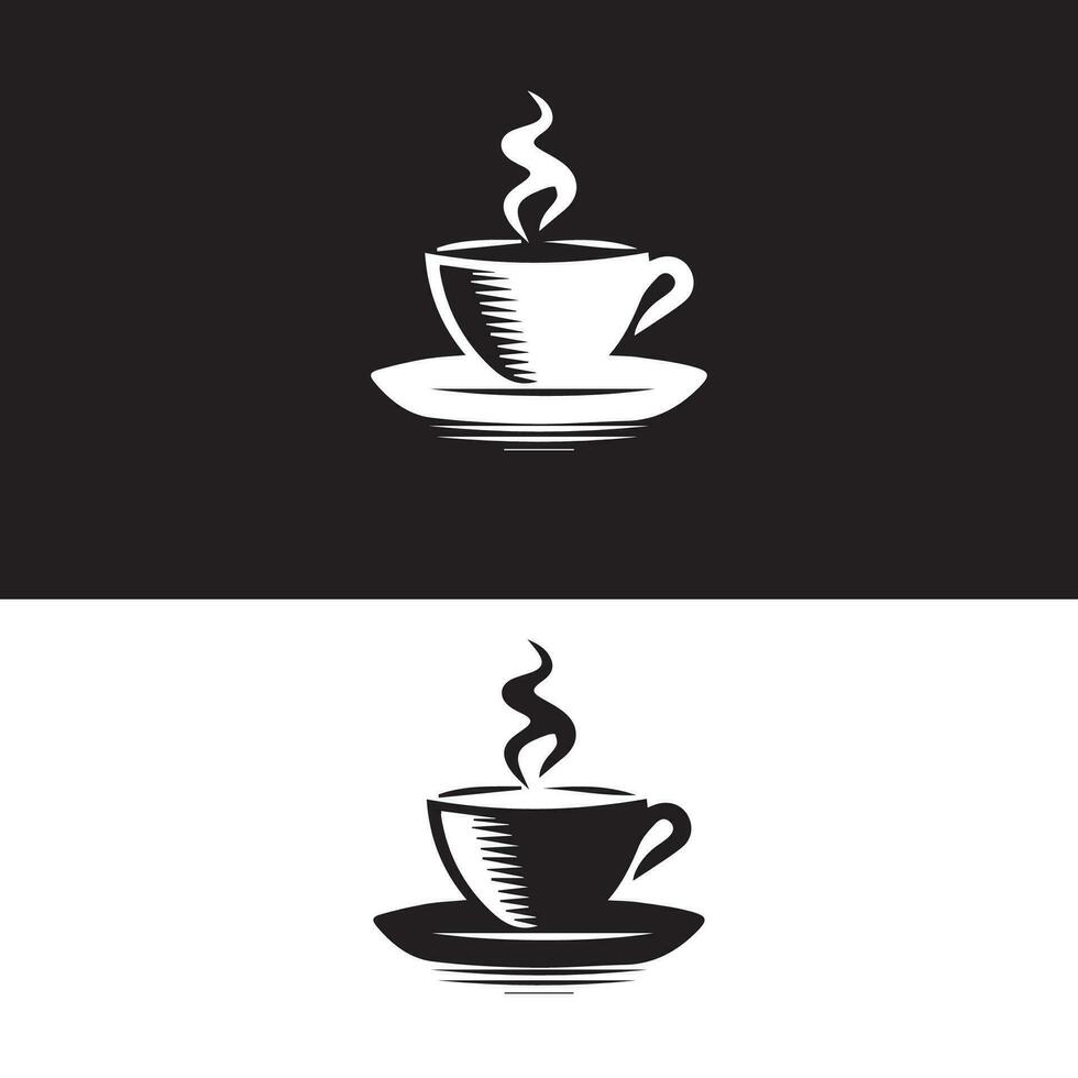 varm kaffe kopp vektor ikon illustration. fri vektor