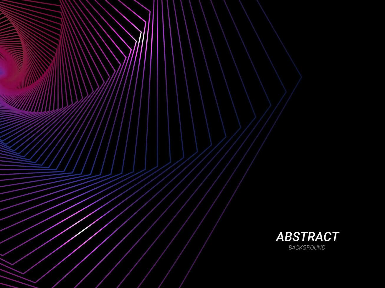 abstrakter geometrischer bunter moderner fließender Linienmusterhintergrund vektor