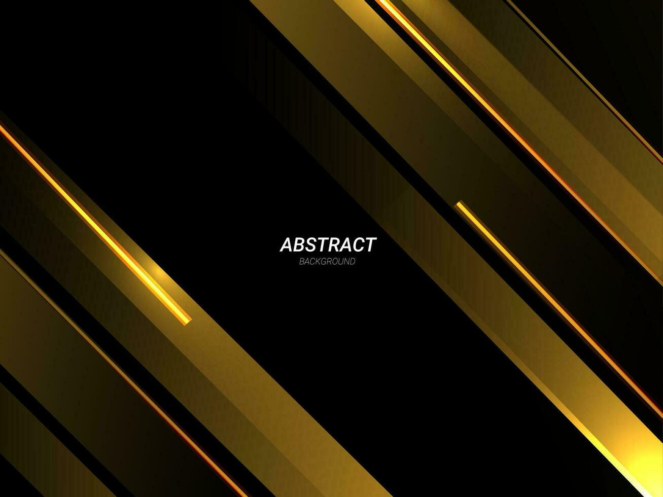 abstraktes geometrisches Gold elegante dynamische Form moderner Musterhintergrund vektor