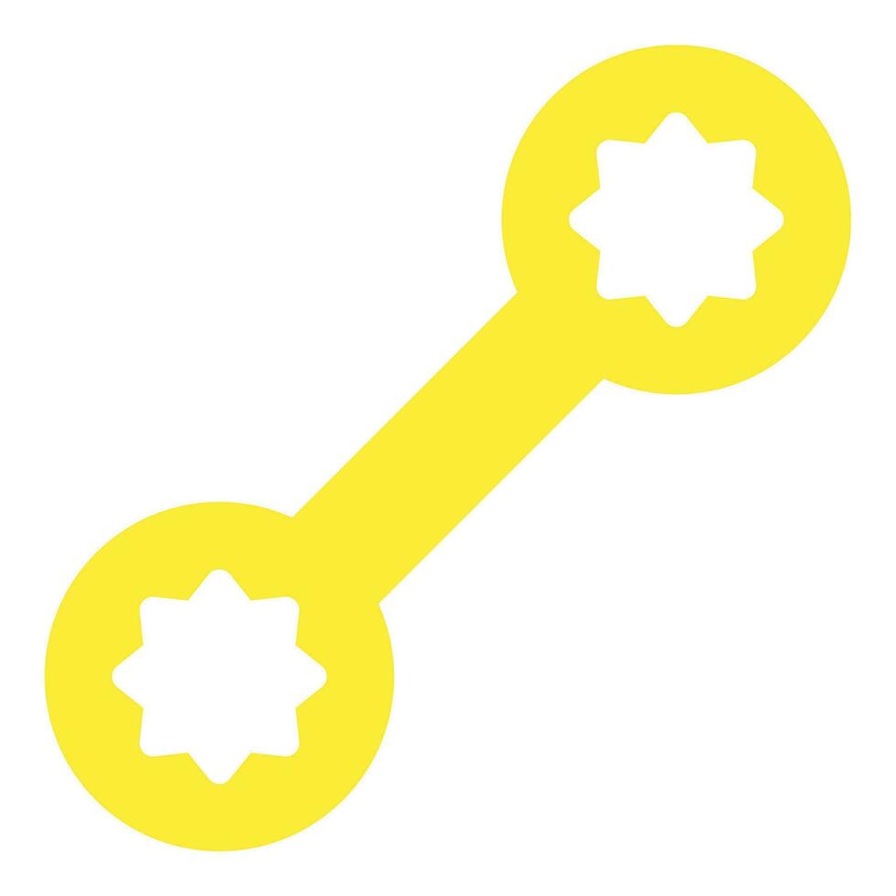 Schlüssel Symbol oder Logo Illustration eben Farbe Stil vektor