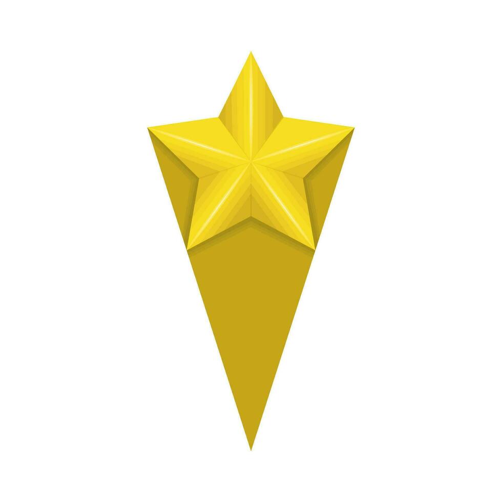 Gold Star Illustration vektor