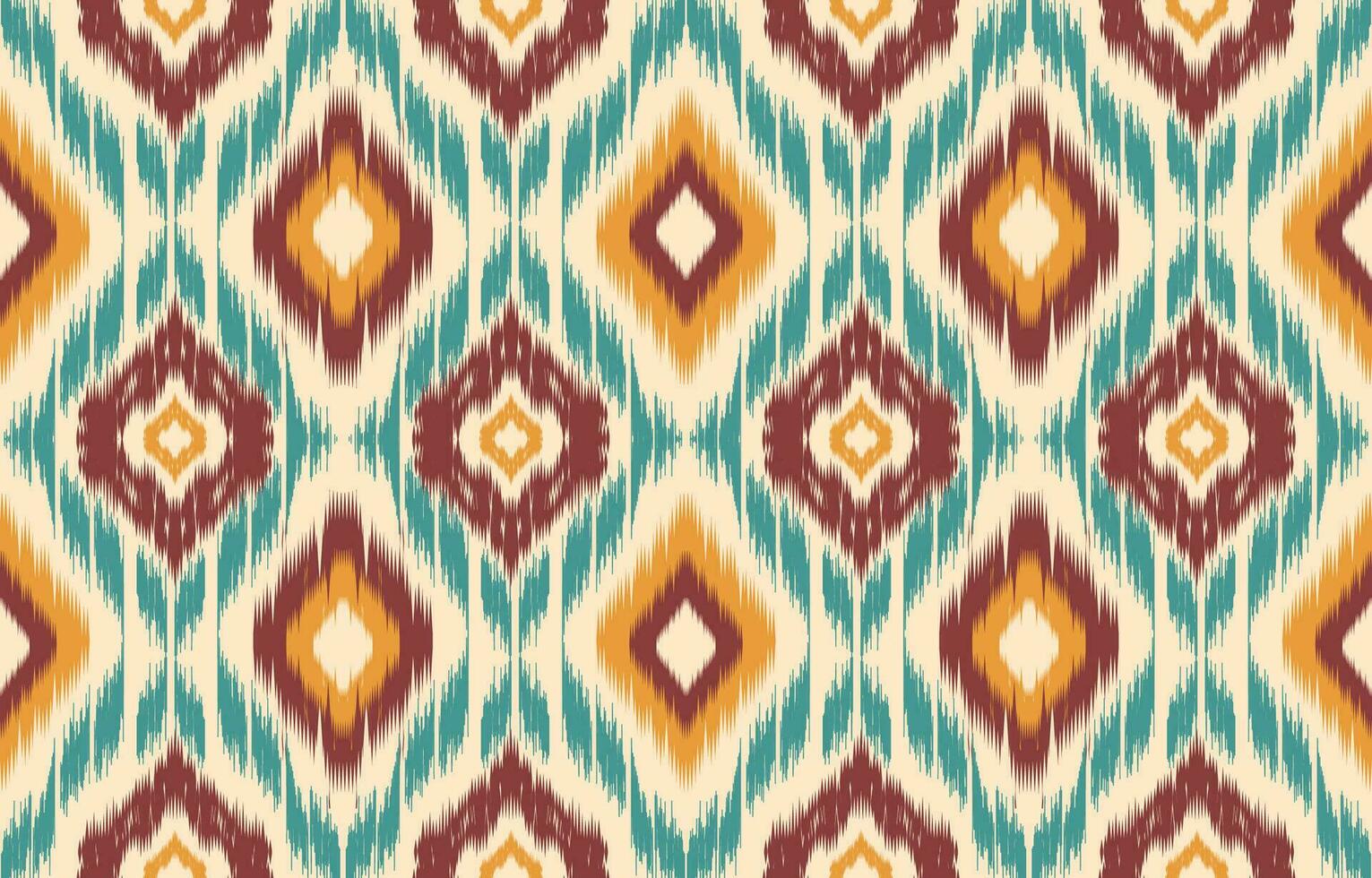 ethnisch abstrakt Ikat Kunst. aztekisch Ornament drucken. geometrisch ethnisch Muster nahtlos Farbe orientalisch. Design zum Hintergrund ,Vorhang, Teppich, Hintergrund, Kleidung, Verpackung, Batik, Vektor Illustration.