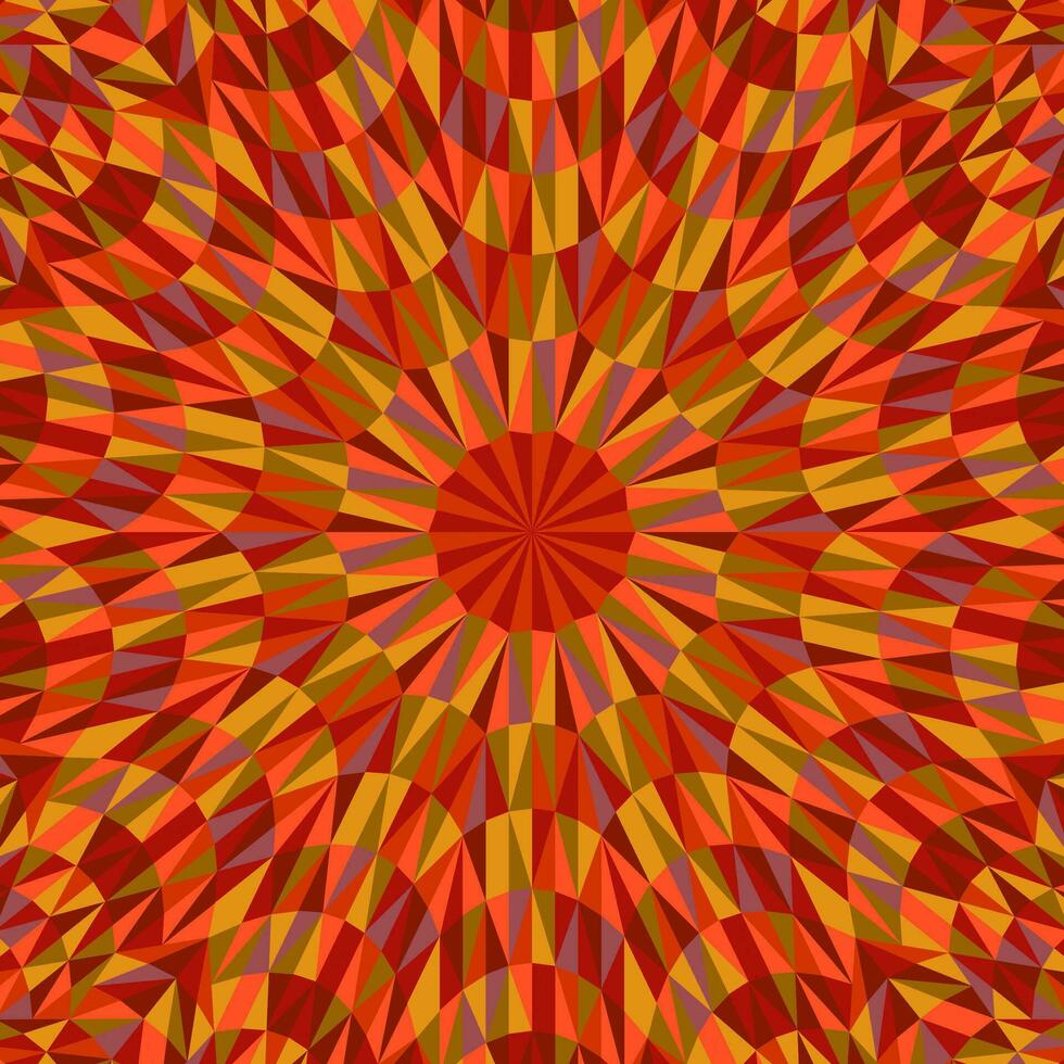 geometrisch dynamisch gefliest Mosaik Hintergrund - - psychedelisch abstrakt Vektor Grafik