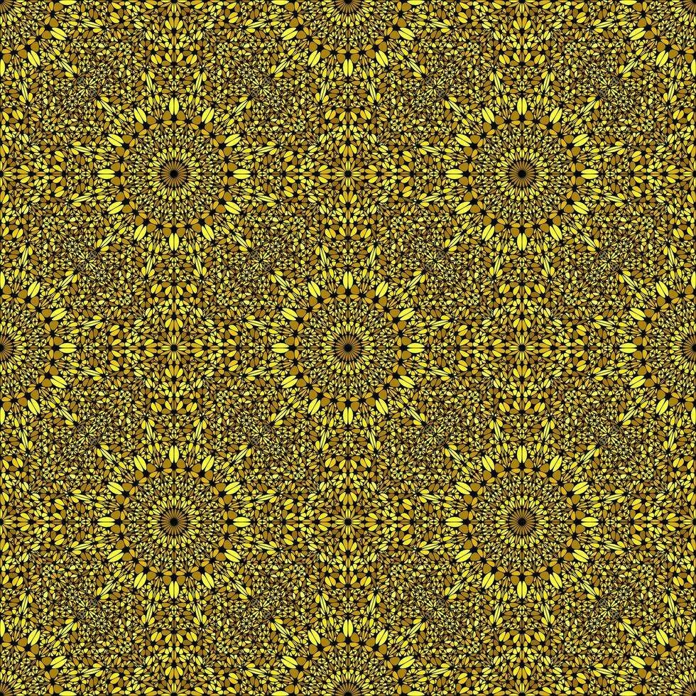 geometrisk sömlös mandala prydnad mönster bakgrund - blommig bohemisk orientalisk vektor konst design