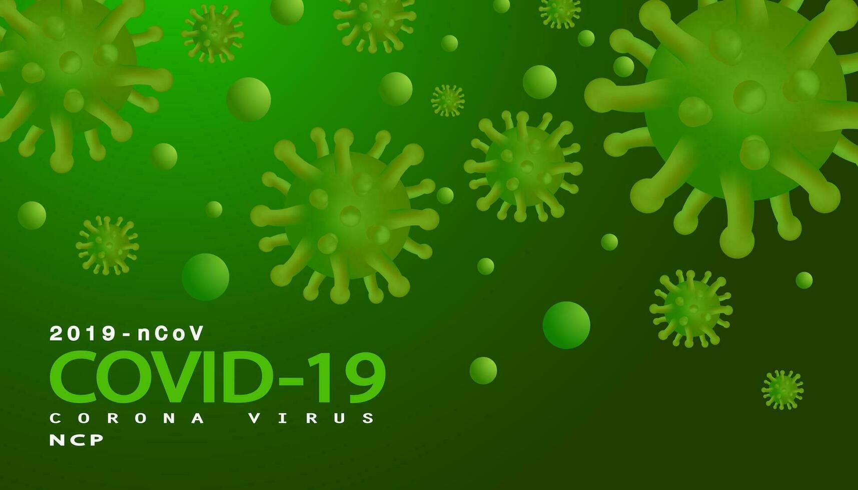 Animation Virus Hintergrund Design vektor