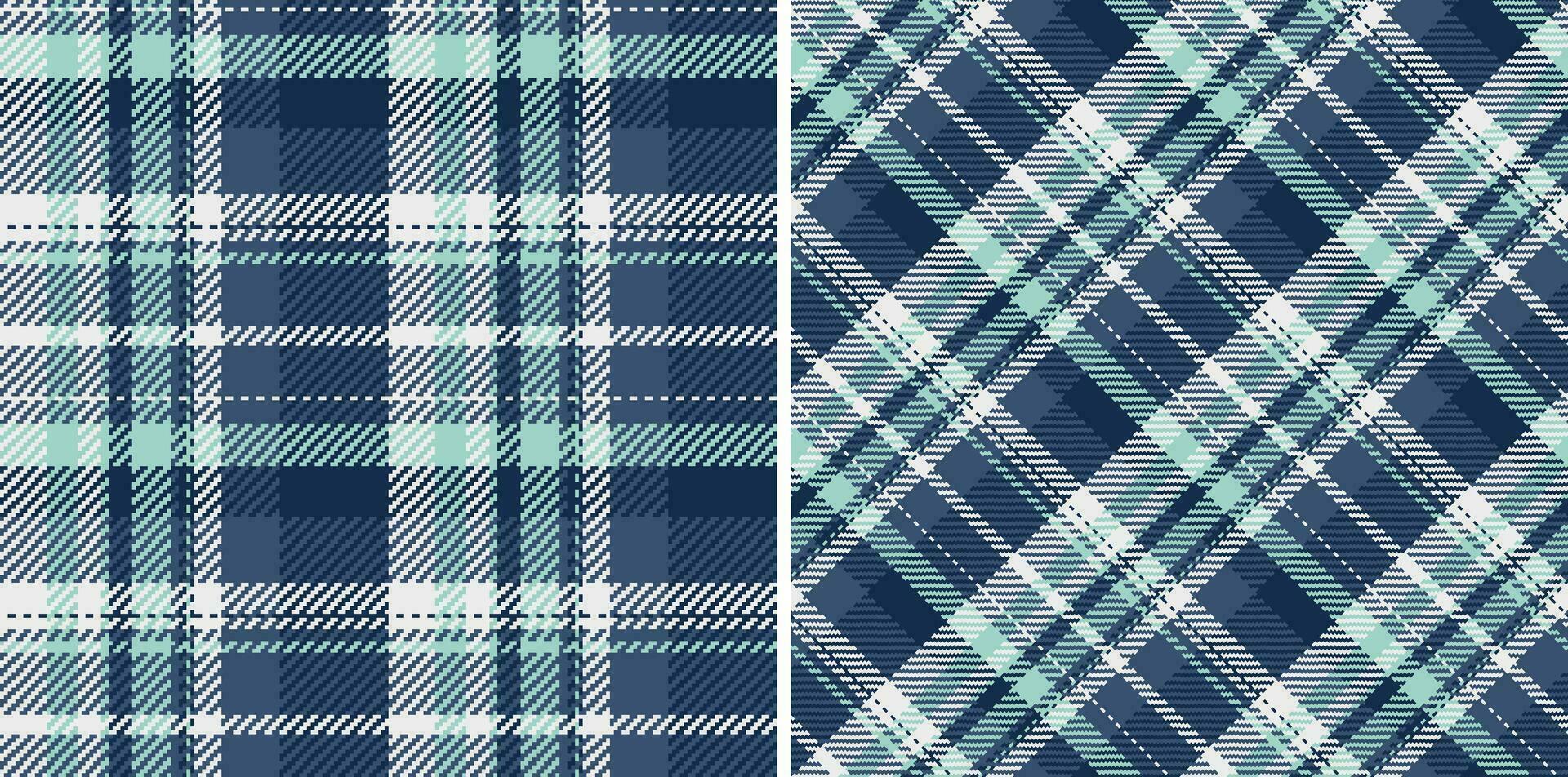 prüfen Textur nahtlos von Muster Tartan Textil- mit ein Plaid Vektor Hintergrund Stoff. einstellen im Winter Farben. Bett Blatt Designs zum das Schlafzimmer.