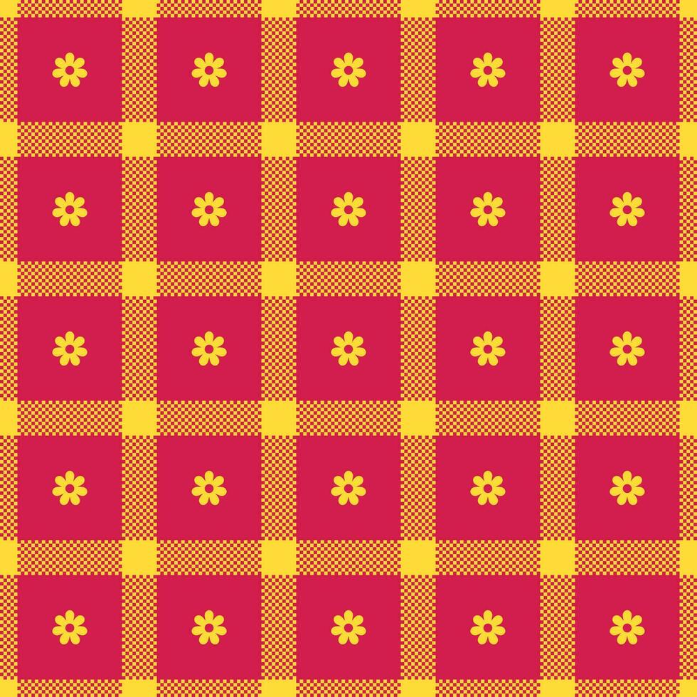 Frühling Gingham Muster, nahtlos überprüft Plaids. Pastell- vichy Hintergrund zum drucken Verpackung Papier, gif Karte, Einladung, Ostern Urlaub Design. vektor