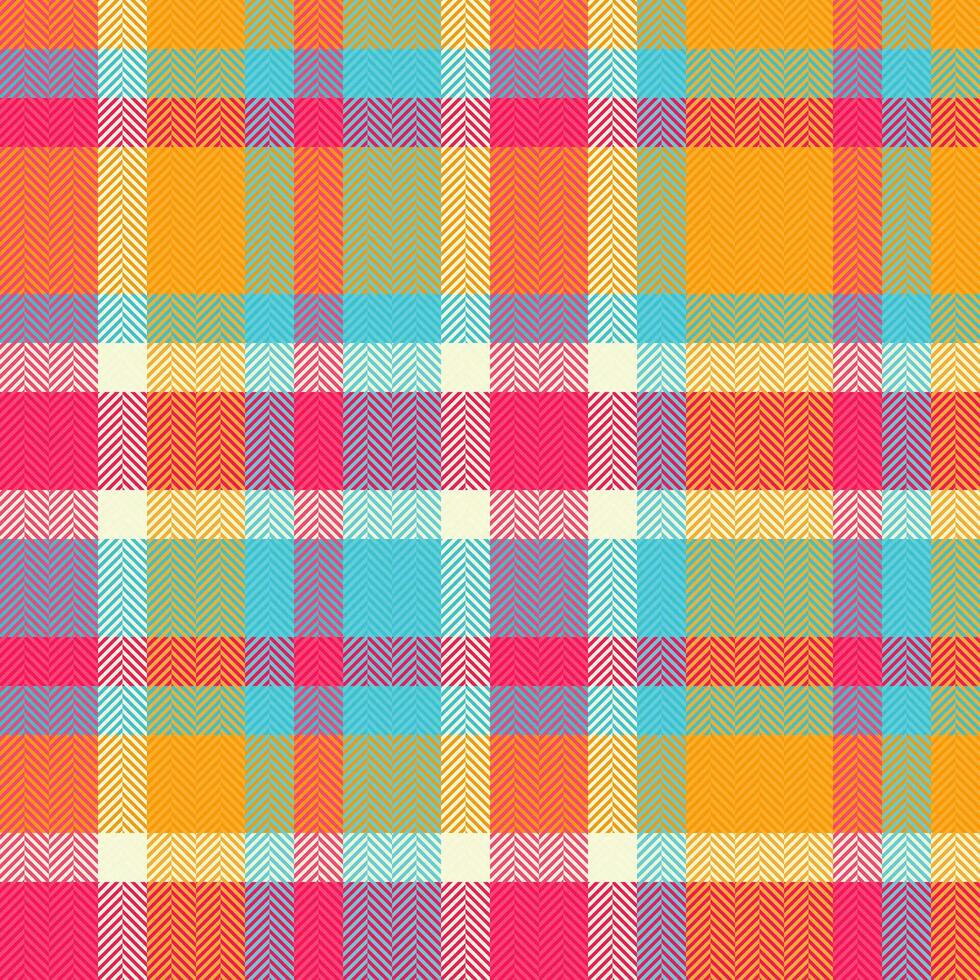 jpg textur sömlös tartan, kurva pläd tyg bakgrund. romantisk kolla upp textil- mönster vektor i ljus och cyan färger.