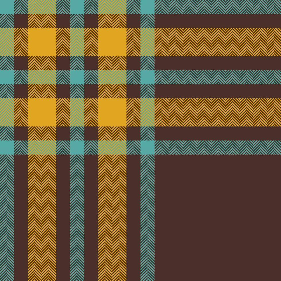 pläd kolla upp mönster. sömlös tyg textur. tartan textil- skriva ut. vektor