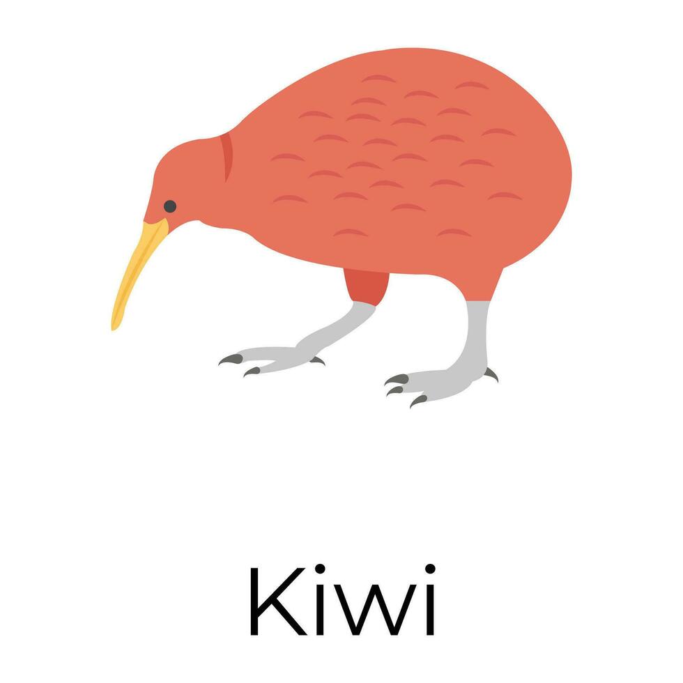 trendige Kiwi-Konzepte vektor