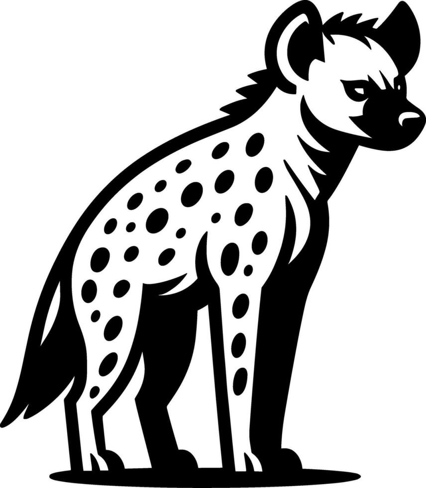 hyena vild hund vektor