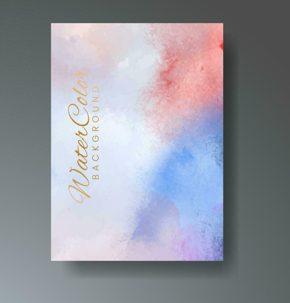 Karten mit Aquarellhintergrund. design für ihr cover, datum, postkarte, banner, logo. vektor