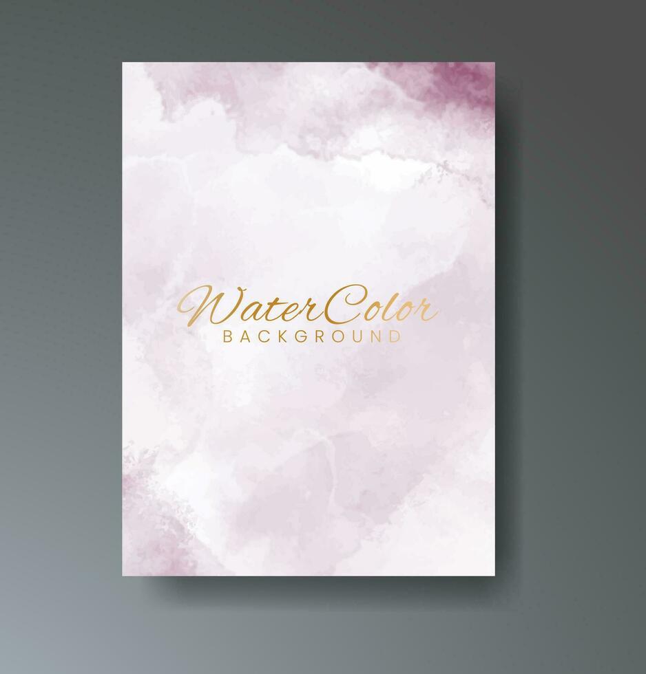 Karten mit Aquarellhintergrund. design für ihr cover, datum, postkarte, banner, logo. vektor