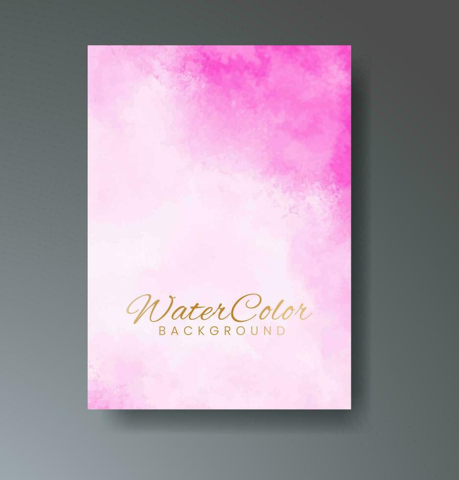 Karten mit Aquarellhintergrund. design für ihr cover, datum, postkarte, banner, logo. vektor