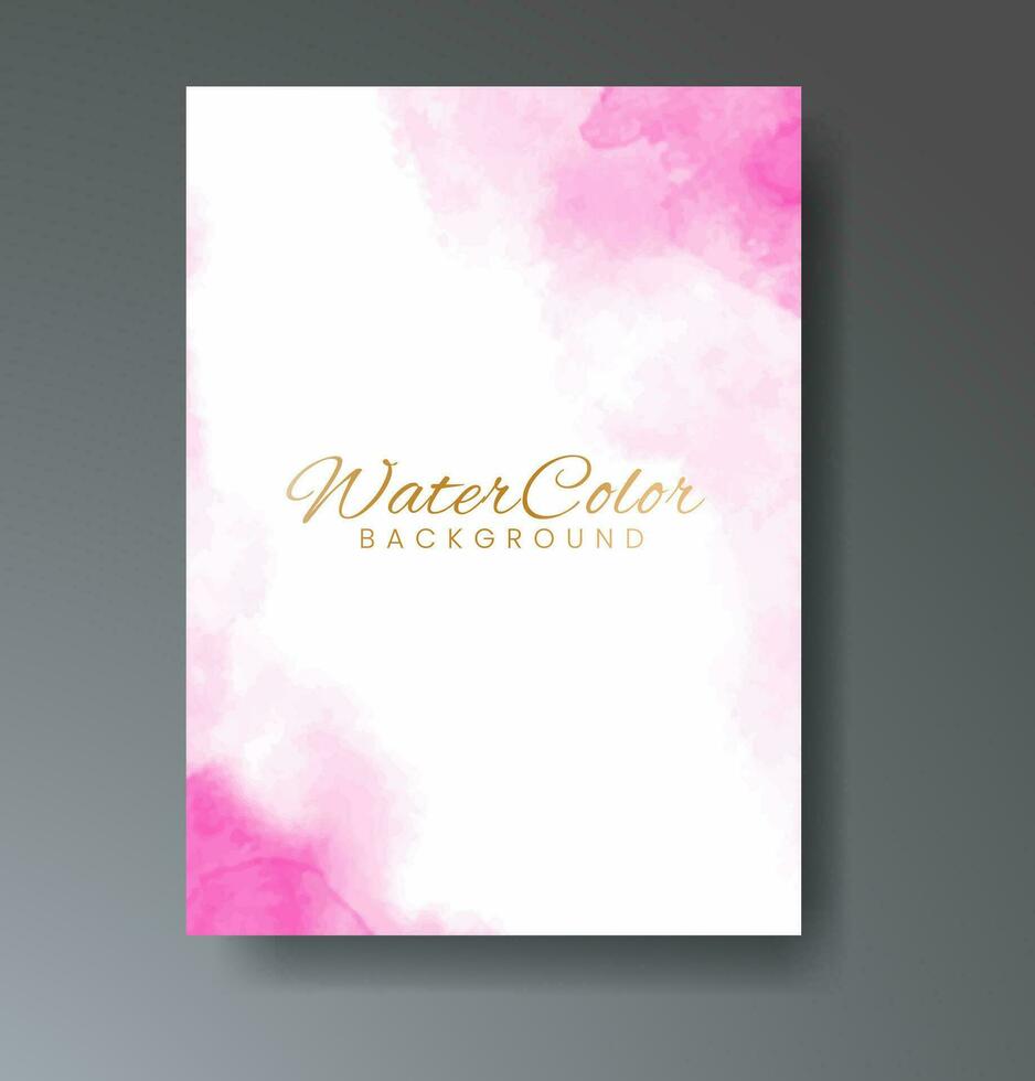 Karten mit Aquarellhintergrund. design für ihr cover, datum, postkarte, banner, logo. vektor