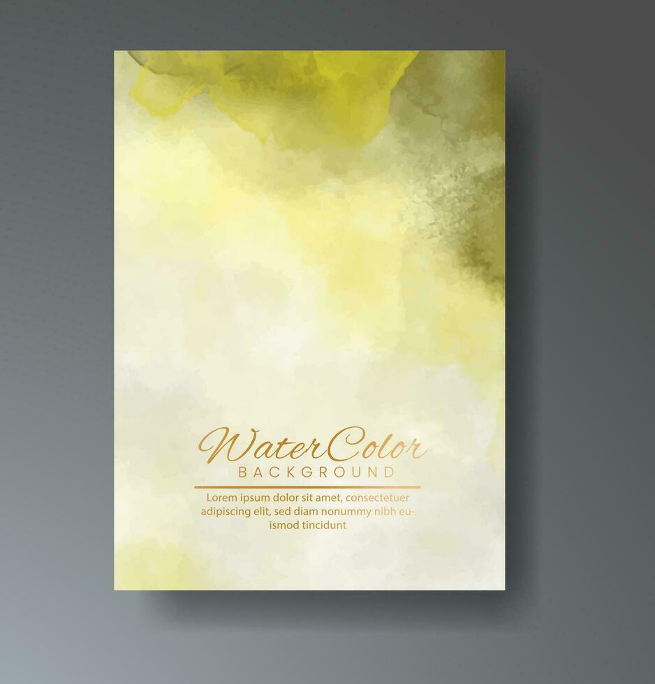 Karten mit Aquarellhintergrund. design für ihr cover, datum, postkarte, banner, logo. vektor