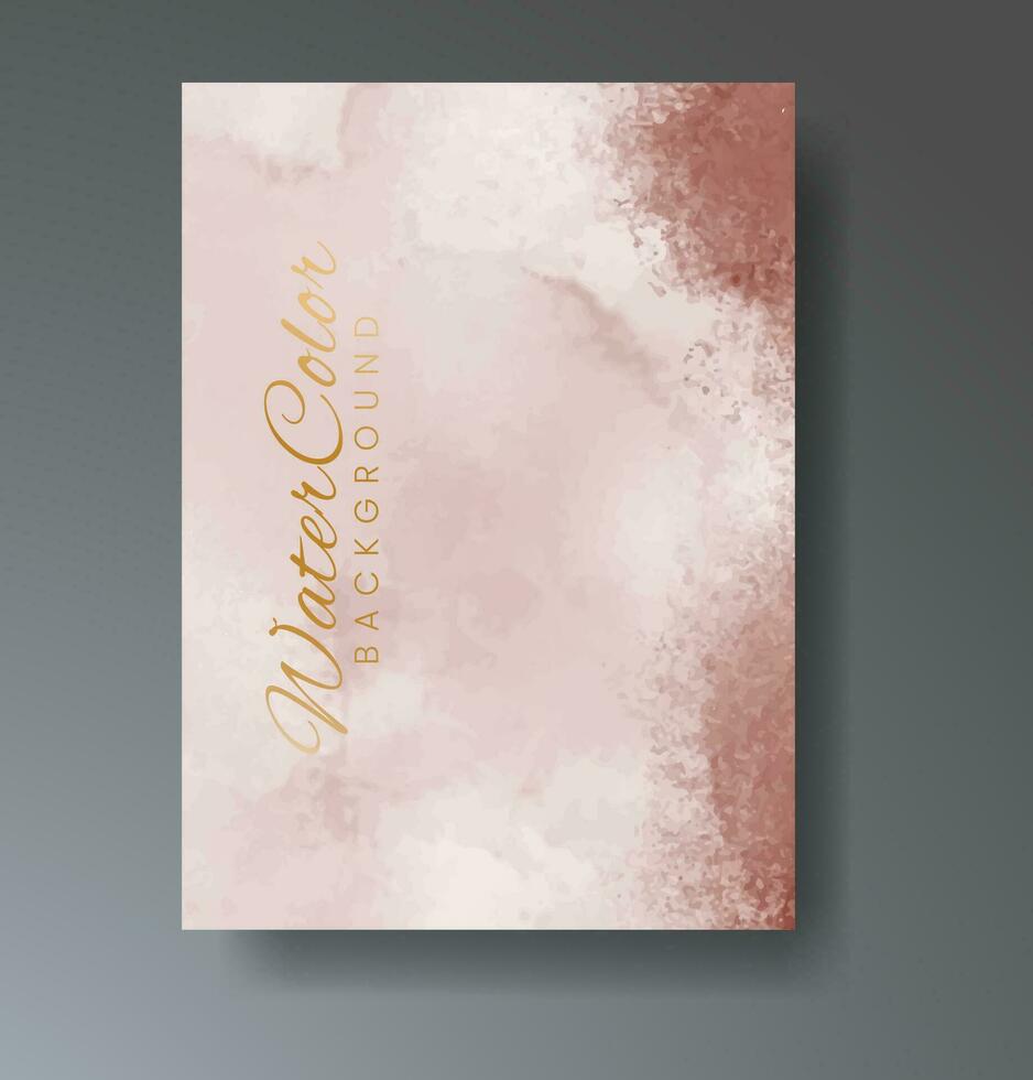 Karten mit Aquarellhintergrund. design für ihr cover, datum, postkarte, banner, logo. vektor