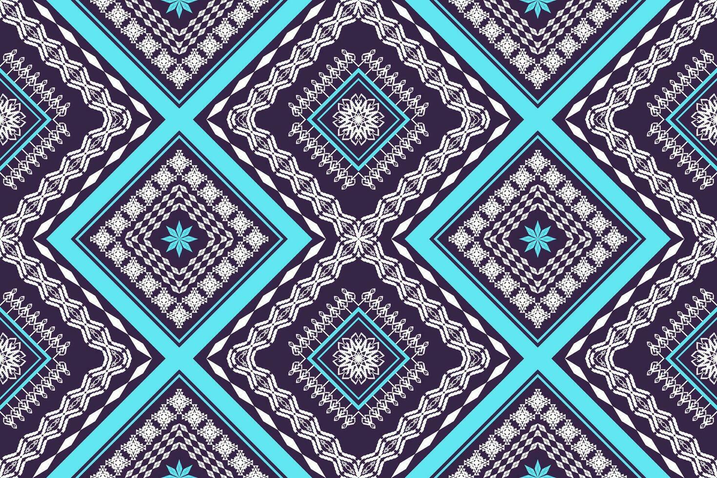 ethnisch Zahl aztekisch Stickerei Stil. geometrisch Ikat orientalisch traditionell Kunst Musterdesign zum ethnisch Hintergrund, Hintergrund, Mode, Kleidung, Verpackung, Stoff, Element, Sarong, Grafik, Vektor Illustration