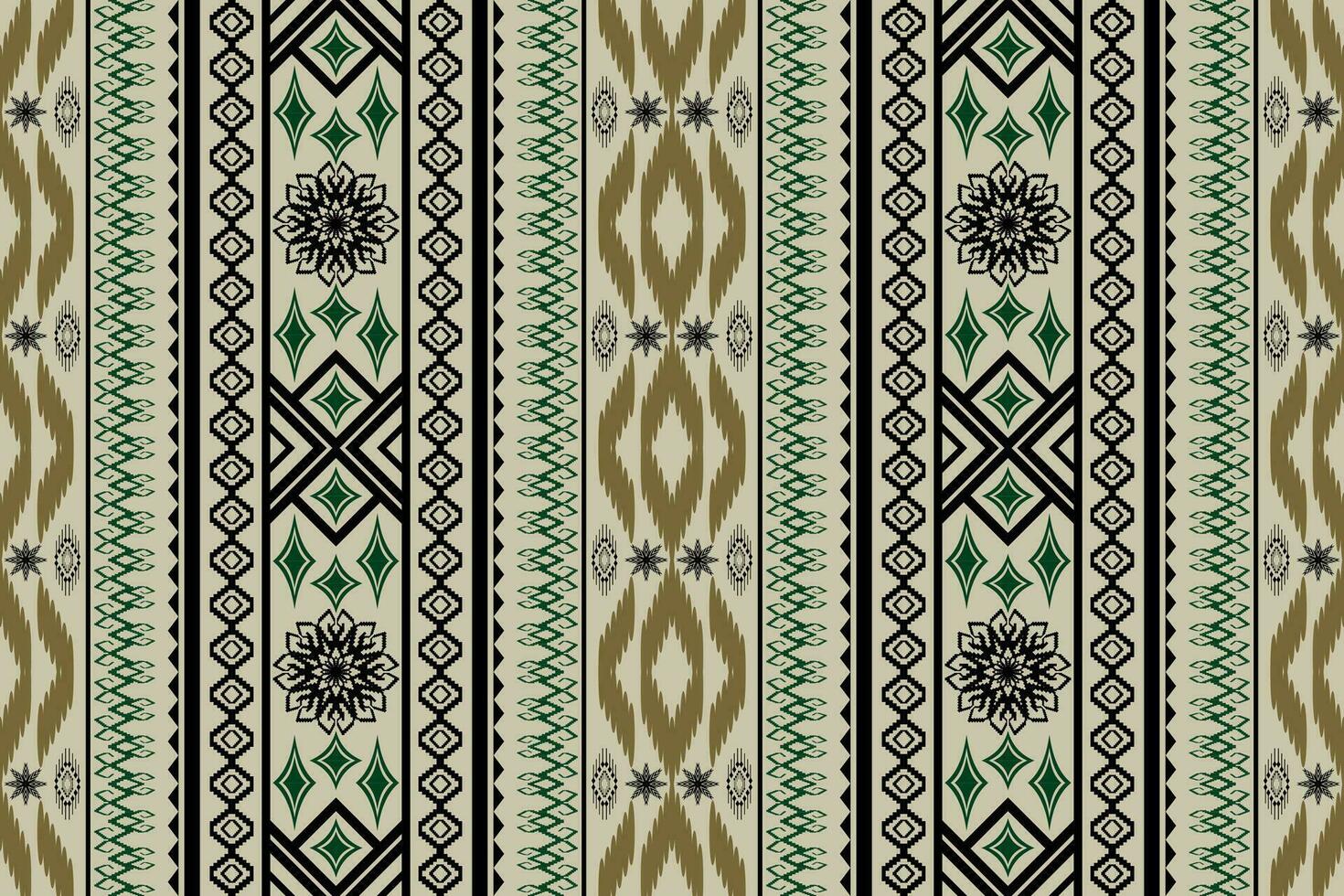 ethnisch Zahl aztekisch Stickerei Stil. geometrisch Ikat orientalisch traditionell Kunst Musterdesign zum ethnisch Hintergrund, Hintergrund, Mode, Kleidung, Verpackung, Stoff, Element, Sarong, Grafik, Vektor Illustration