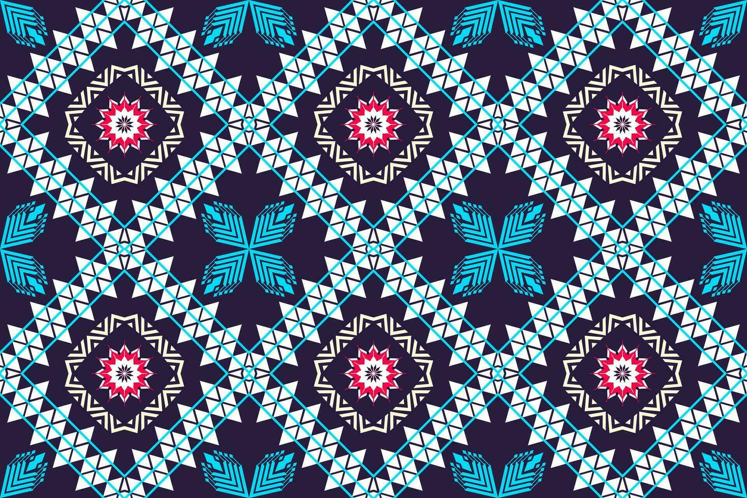 etnisk figur aztec broderi stil. geometrisk ikat orientalisk traditionell konst mönster.design för etnisk bakgrund, tapeter, mode, kläder, omslag, tyg, element, sarong, grafik, vektor illustration