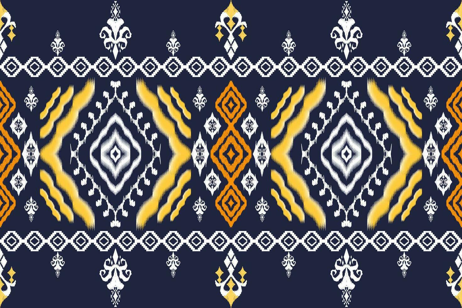 ethnisch Zahl aztekisch Stickerei Stil. geometrisch Ikat orientalisch traditionell Kunst Musterdesign zum ethnisch Hintergrund, Hintergrund, Mode, Kleidung, Verpackung, Stoff, Element, Sarong, Grafik, Vektor Illustration