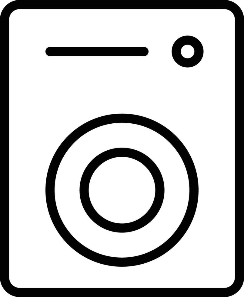 elektrisch Herd Gliederung Vektor Illustration Symbol