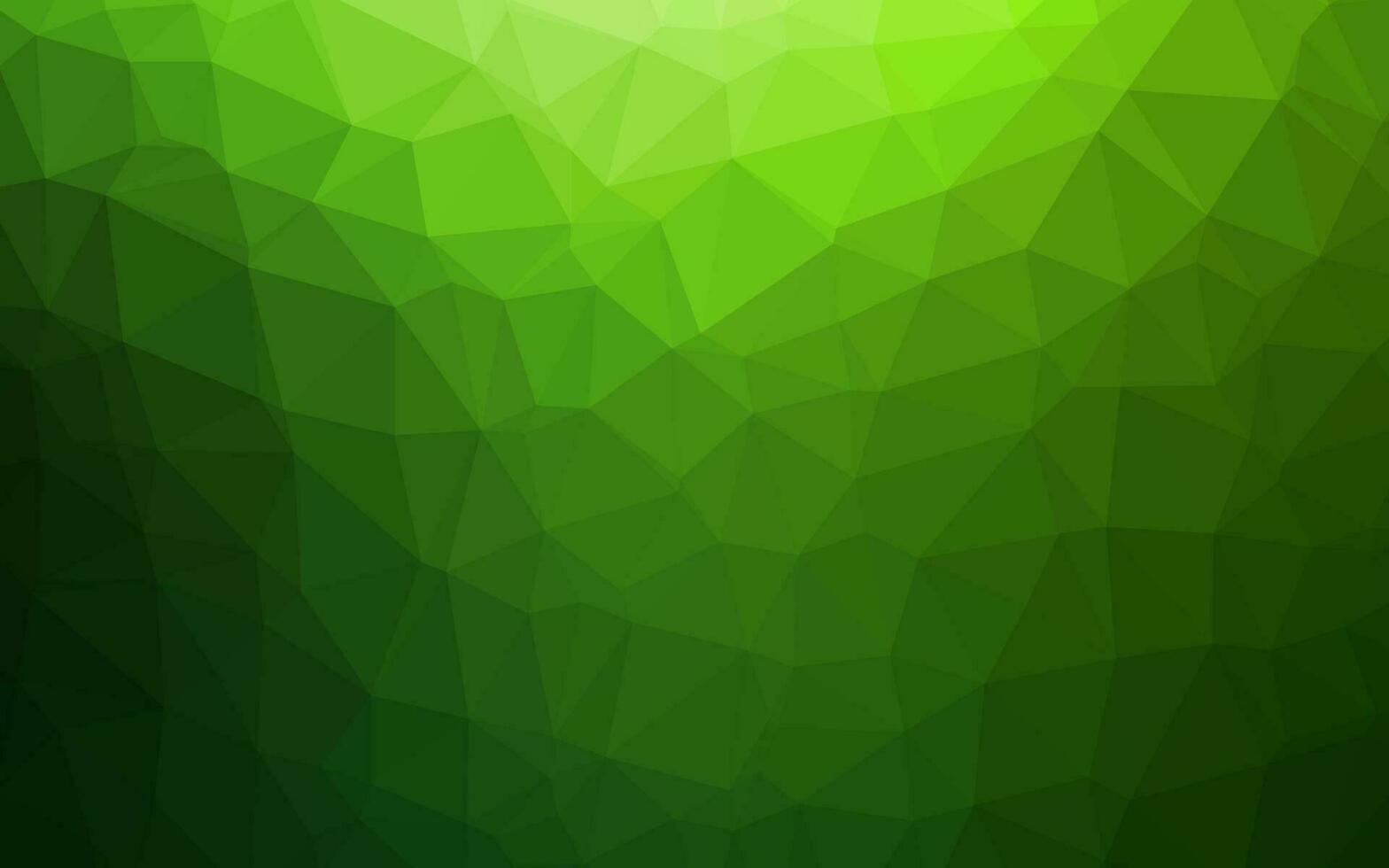 hellgrüner Vektor glänzendes Dreiecksmuster.
