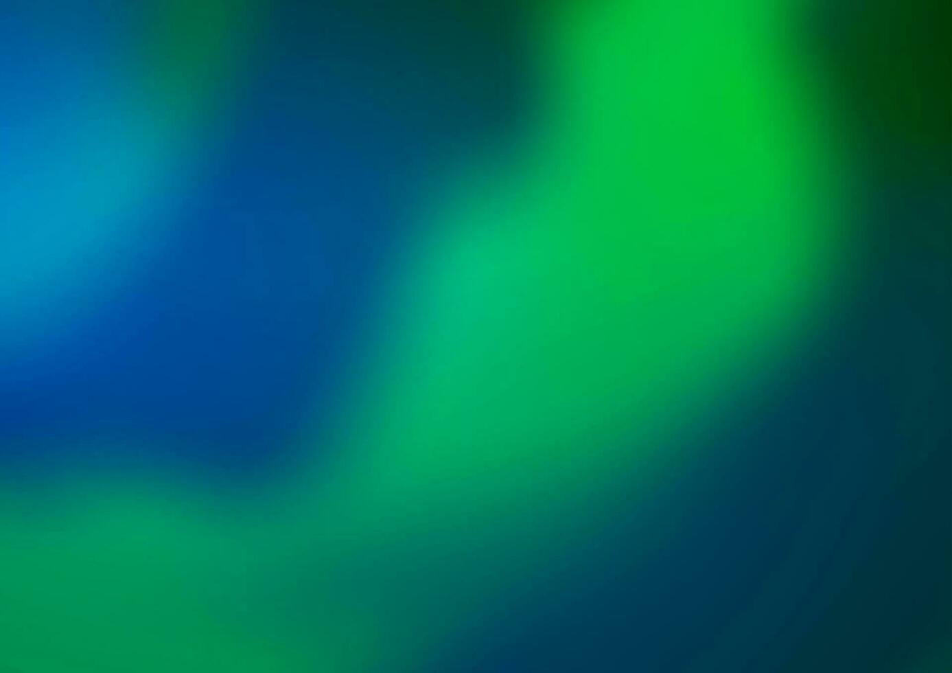 ljusblå, grön vektor abstrakt suddig bakgrund.