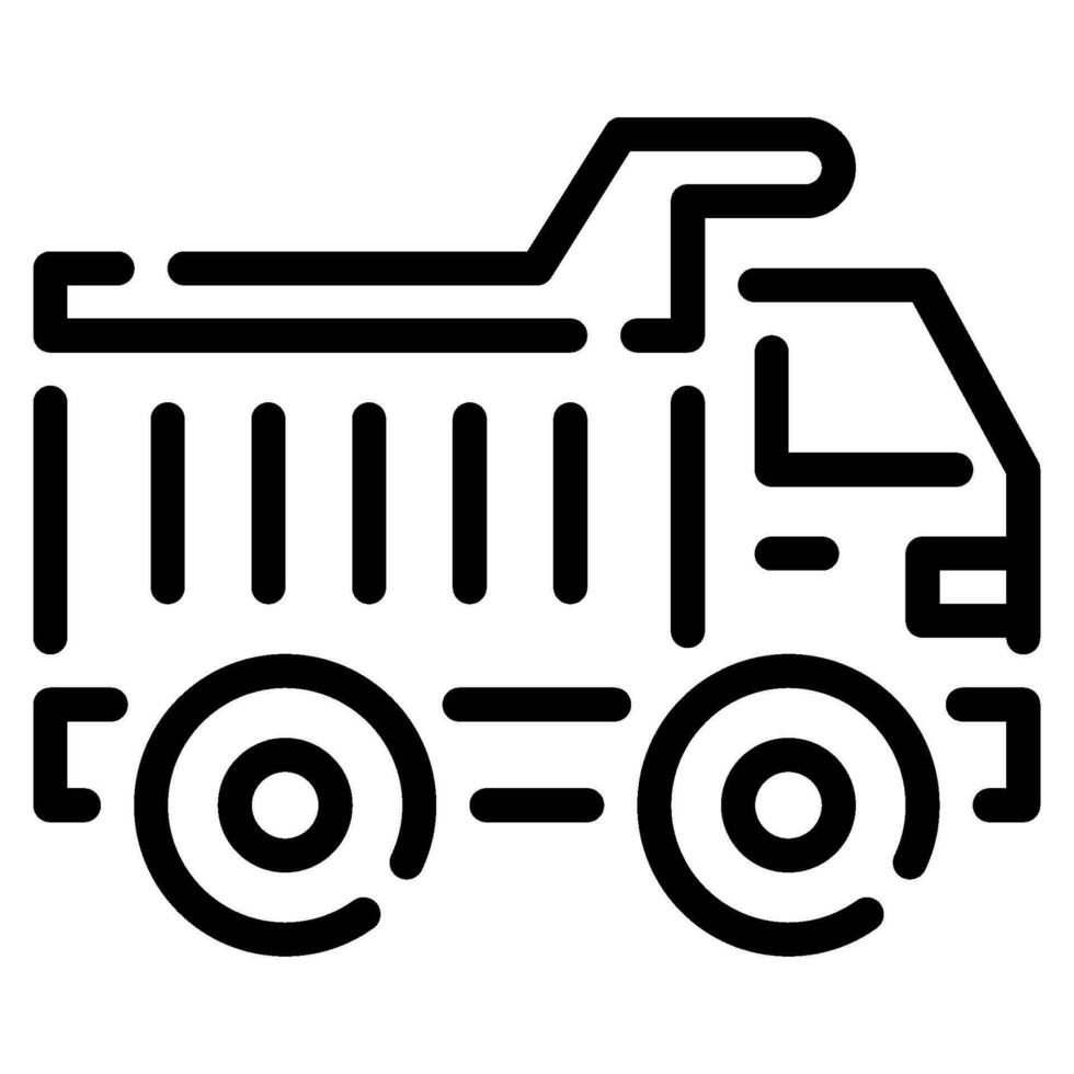 lastbil ikon illustration för webb, app, infografik, etc vektor
