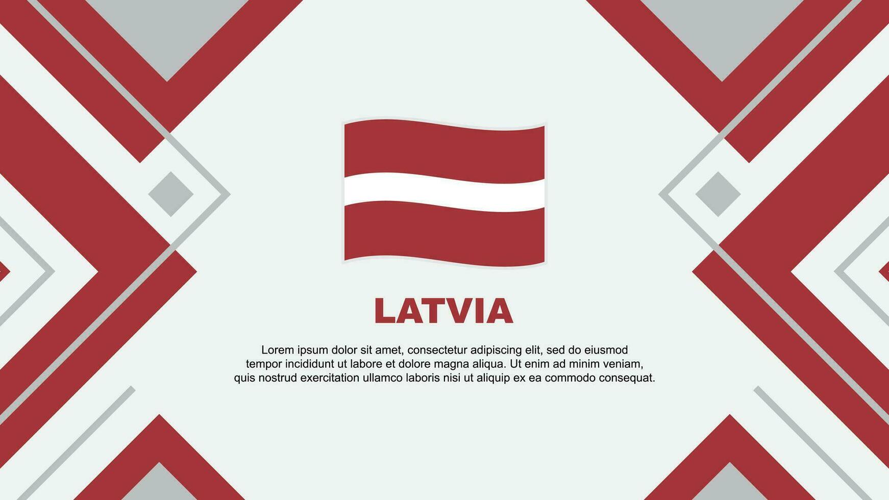 lettland flagga abstrakt bakgrund design mall. lettland oberoende dag baner tapet vektor illustration. lettland illustration